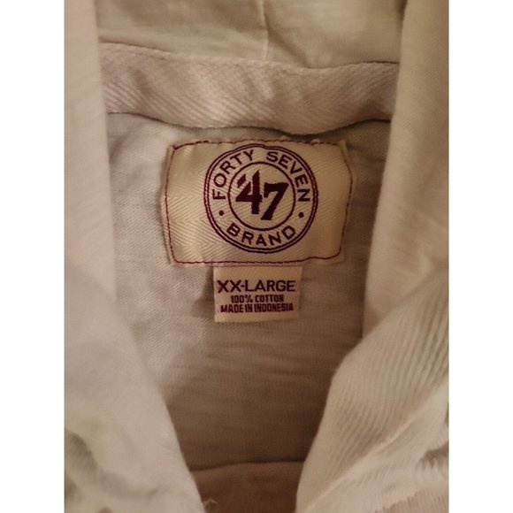 47 BRAND MLB SAN FRANCISCO GIANTS WS 2014 CHAMPS HOODIE MENS SIZE 2XL BEIGE/TAN - Picture 11 of 16